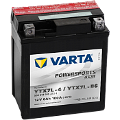 Аккумулятор Varta Powersports AGM TX7L-BS (6 Ah) YTX7L (506014010)