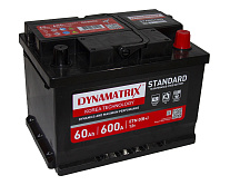 Аккумулятор DYNAMATRIX-KOREA STANDART (60 Ah) LB DEB602