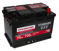 Аккумулятор DYNAMATRIX-KOREA STANDART (75 Ah) DEA770