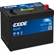Аккумулятор Exide Excell Asia EB704 (70 Ah) D26